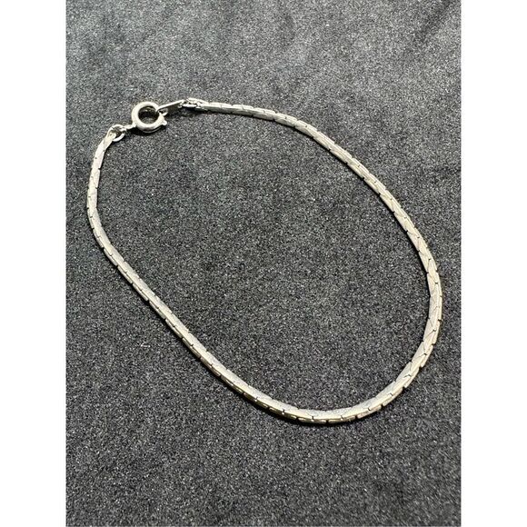 Nice unisex chain silver tone bracelet Minor wear good condition - Picture 1 of 4